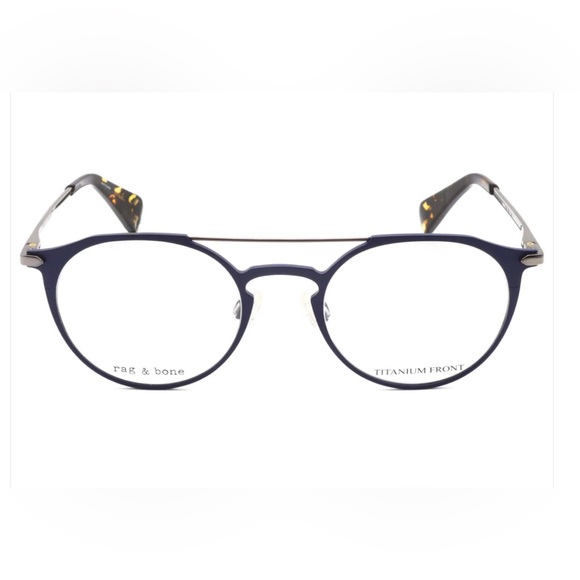 rag & bone Other - rag & bone Men's/Unisex Navy Round Titanium-Front Eyeglasses
